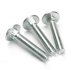 DIN 603 <strong>Carriage</strong> <strong>Bolt</strong> White Blue Zinc High Strength Round Head Square Neck <strong>Bolt</strong> Factory Direct Supply <strong>Carriage</strong> <strong>Bolt</strong> - Product Image 1