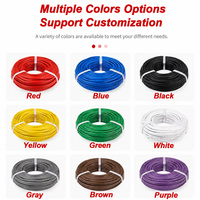 Câbles de raccordement UL1007 en PVC 20AWG/22AWG/24AWG, câble en cuivre étamé torsadé, fabricant de câblage interne pour appareils