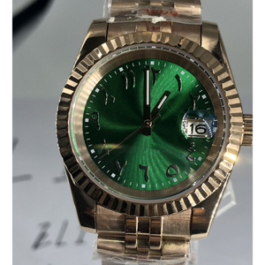 Luxury Men's Arabic Automatic Self-Winding <b>Mechanical</b> <b>Watch</b> with NH35 Movement Daily Wristwatch Featuring Stainless Steel Strap - Product Image 6