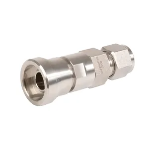 Stainless steel instrument quick connector PT connection 1/4 "3/8" 1/2 "thread BSPT, NPT air water oil internal thread