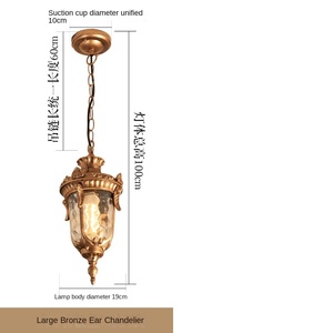 Europeo Retro al aire libre 12V paisaje de bajo voltaje IP65 patio pasillo jardín paso iluminación LED Pilar lámpara de protección - Product Image 6