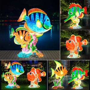 Outdoor 3d Hars Glasvezel Mariene Leven Figuur Tropische Vis Sculptuur Voor Aquatische Thema Park En Aquaria Decor - Product Image 6