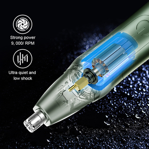 LILIPRO LI-889 <span class=keywords><strong>Tondeuse</strong></span> électrique pour le <span class=keywords><strong>nez</strong></span> <span class=keywords><strong>et</strong></span> les <span class=keywords><strong>oreilles</strong></span> en acier inoxydable avec lame remplaçable rechargeable humide/sec facile à nettoyer 9000 tr/min - Product Image 2