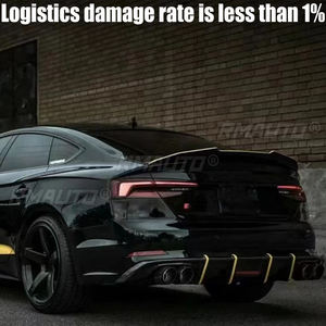 Alerón Trasero de Fibra de Carbono Estilo PSM para Audi A4 S4 A5 B9 2016-2019, Kit de Carrocería con Accesorios de Ajuste Externo - Product Image 2