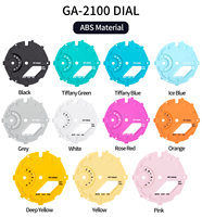 Pièces de montre GA2100/GA2110 : Cadran lumineux modifié avec index et anneau de graduation gaufré pour remplacement Casio G-Shock