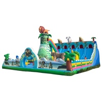Parc gonflable pour enfants, aire de jeux intérieure et extérieure, thème de dinosaure, livraison gratuite