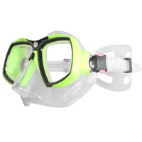 Aquadive-Masque de plongée en silicone transparent avec sangle en verre trempé pour adultes, masque de plongée avec tuba