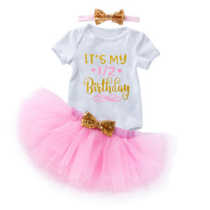 Bambina è il mio secondo <span class=keywords><strong>2</strong></span> ° compleanno abiti abbigliamento 3 pezzi set vestito <span class=keywords><strong>2</strong></span> ° compleanno vestito DGHB-002 - Product Image 4