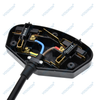 Prise britannique 2 gang 13A 250V Type G, connecteur d'alimentation femelle standard britannique, détachable, réutilisable, noir, rallonge