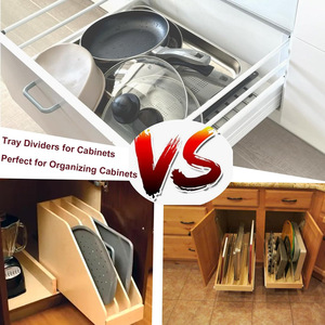 Étagère de rangement en bambou à 3 niveaux, organiseur de cuisine sur pied pour ustensiles et matériel de cuisson - Product Image 4