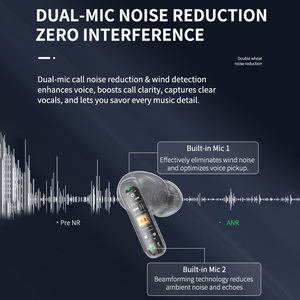 Écouteurs sans fil semi intra-auriculaires 6.0 JL7043C AAC SBC 4.5H Musique <span class=keywords><strong>130H</strong></span> Veille 200mAh Boîtier de charge Type-<span class=keywords><strong>C</strong></span> TWS - Product Image 3