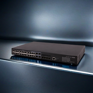 High Power LS-S5130S-28S-HPWR-EI Fiber <b>Network</b> POE <b>Switch</b> 28-Port Gigabit AC Power Supply 30W Total POE Power Stackable Stock - Product Image 6