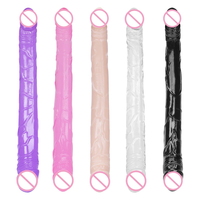 Dildo Doble de 18 Pulgadas, Flexible, Doble Punta, Juguete Sexual Unisex para Parejas Adultas