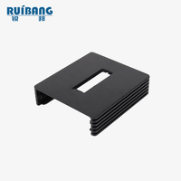 Service d'usinage CNC de métaux, usine chinoise, boîtier en aluminium extrudé entièrement personnalisé pour l'électronique