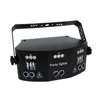 Profesional LED 15 ojos luz láser estroboscópica RGBW DMX Control 15W DJ Disco luces de escenario