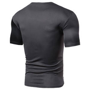 <span class=keywords><strong>M</strong></span>-3XL kaus lengan pendek pria Kaos Oblong pria leher bulat sambung T-shirt musim panas atasan Pullover streetwear atasan - Product Image 5