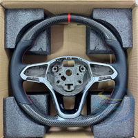 Maßgefertigtes Carbon-Lenkrad Volante für Volkswagen VW Golf MK 4 5 6 6r 7 7.5 8 R GTI GTD GTE Variant R-Line Polo 6r