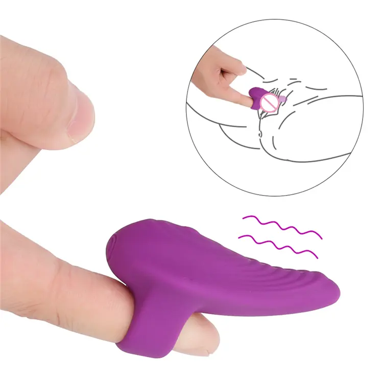 Finger Vibrators For Women Clitoris Stimulator Sexual Bullet Vagina G Spot Finger Ring Vibrator