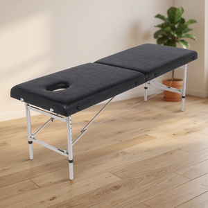 Professional <b>Folding</b> Beauty Bed with <b>Adjustable</b> Height Facial Massage <b>Table</b> for Spa and Salon Use - Product Image 1