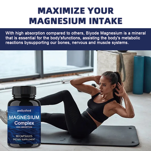 แคปซูลแมกนีเซียมไกลซิเนตวีแกน 1000 มก. บิสไกลซิเนตคอมเพล็กซ์ สำหรับกล้ามเนื้อ ข้อต่อ บรรเทาอาการปวด อาหารเสริมเพื่อสุขภาพ - Product Image 2