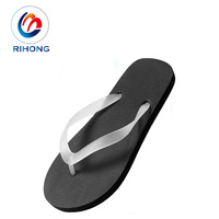 Tongs blanches en caoutchouc PVC taille adulte, personnalisables avec logo OEM et design, pour mariage, vente en gros à prix abordable