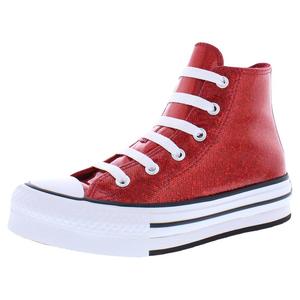 Converse Chuck Taylor All Star Eva Lift High Top Sneakers Wine Red White Chaussures pour filles - Product Image 1