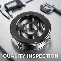 Pièces usinées CNC sur mesure de haute précision, composants mécaniques en aluminium anodisé, service professionnel de fabrication métallique