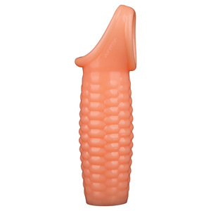 Funda de silicona con textura de diente de lobo y diseño de caparazón de tortuga de tres orificios, juguete sexual masculino simulador de pene, funda de cristal engrosada y extendida con sensación de tacto real - Product Image 2