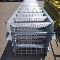 tranchée à haute charge de parcs Système de drainage de mur de toiture de passerelle durable Grille en acier galvanisée à chaud