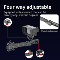 Tir à l'arc Vision nocturne Support de montage en alliage d'aluminium Outil réglable Arc composé Stabilisateur de chasse Accessoires de support