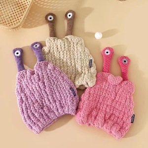 Serviette absorbante pour cheveux de bébé garçon/fille, séchage rapide, super absorbante, bonnet de douche, sac de lavage des cheveux pour enfants Zenidoo Coral - Product Image 5
