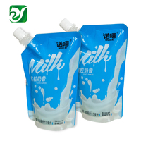 Sachet d'oeufs liquide Buse d'angle Doypack Sauce refermable personnalisée Stand Up Sachets de bec d'emballage d'assaisonnement