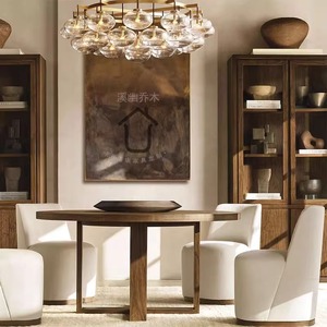 RH Mỹ cổ điển rắn gỗ Tủ Sách đăng nhập bên tủ chống lại các bức tường cửa kính chống bụi Tủ lưu trữ tùy chỉnh - Product Image 3