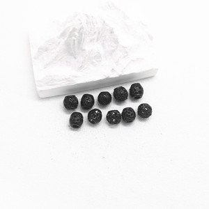 Black Stainless Steel Round Bead Spacer For Bracelet Making GZY-PJ20 Casting Heart Snowflake Circle Pattern Jewelry Findings - Product Image 5