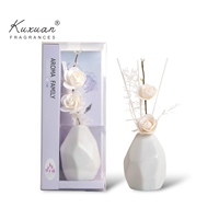 Diffuseur de Parfum Luxe à Bâtonnets en Huile Essentielle 20 ml pour Maison, Bouteille en Verre avec Emballage Personnalisé, Rafraîchissant d'Air