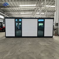 Casa Contenedor Expandible de Lujo de 20 pies/40 pies, Moderna, Tres en Uno, Villa Modular Prefabricada de 2 Dormitorios para Estadías en Resorts