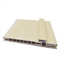 Marco de Puerta WPC, Marco de Madera y Plástico Compuesto Impermeable para Pared de 10-30 cm