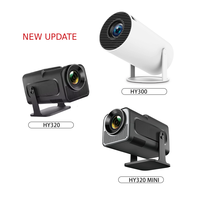 Projecteur à courte focale HY300 Pro, Android 11, 2 Go, 16 Go, 160 ANSI, 4K, mise au point manuelle, home cinéma