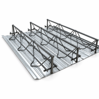 Plateforme de construction en treillis d'acier pour la construction de bâtiments de grande hauteur, plaque de pont rapide pour système de dalle en béton armé