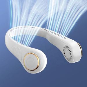 Factory Wholesale Hot Sales Novelty Gift <b>Usb</b> Charging Portable Wearable Neck <b>Fan</b> for Outdoor - Product Image 1
