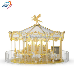 Manèges de type carrousel rotatif électriques, anciens, de style <span class=keywords><strong>royal</strong></span>, pour enfants, d'extérieur, magnifiques et attrayants, à vendre - Product Image 2