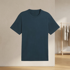 เสื้อยืดคอกลมแขนสั้นผู้ชาย ผ้าฝ้าย 100% เนื้อเจอร์ซีย์ ทรงปกติ สกรีนโลโก้ได้ เนื้อผ้านุ่ม สวมใส่สบาย เหมาะสำหรับฤดูร้อน - Product Image 2