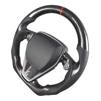 Accesorios para Automóviles Toyota Corolla GR SE XSE RX RAV4 Camry TRD Sport, Volante Deportivo Personalizado de Fibra de Carbono Forjado con LED