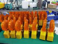 12pcs/24pcs LED Barricade Lights pour la sécurité routière et la construction