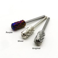 3/32 "Foret à ongles en carbure de tungstène de sécurité grand baril 5XC pour ongles en acrylique