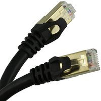 Kabel LAN CAT7 8-inti Berlapis Emas RJ45 Kabel Jaringan Ethernet 2m untuk Laptop Router XBox PC Kabel Jaringan Cat7