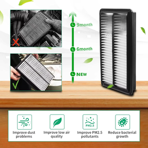 ระบบกรองอากาศรถยนต์172205J6A10 17220-5J6-A10ประสิทธิภาพสูงสำหรับฮอนด้า Acura - Product Image 5