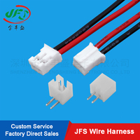Kabel Harness Dongfang Berkualitas Baik untuk Inti Tembaga Berinsulasi PTFE/PVC 600V dengan Konektor JST PH 2 Pin Bersertifikasi RoHS