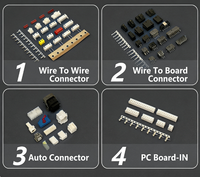 Connecteur femelle en cuivre à 4 broches A3963H-4P, boîtier ABS, application FPC, système d'énergie solaire, pas de 3,96 mm, 1x4P