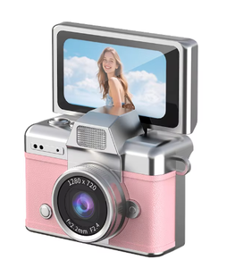 Fotocamera Compatta LK-027 con Schermo Ribaltabile, Mini Fotocamera Portatile ad Alta Definizione CCD/CMOS 5-12MP, Registrazione <span class=keywords><strong>Video</strong></span> e Scatto <span class=keywords><strong>Foto</strong></span> su Scheda TF - Product Image 1